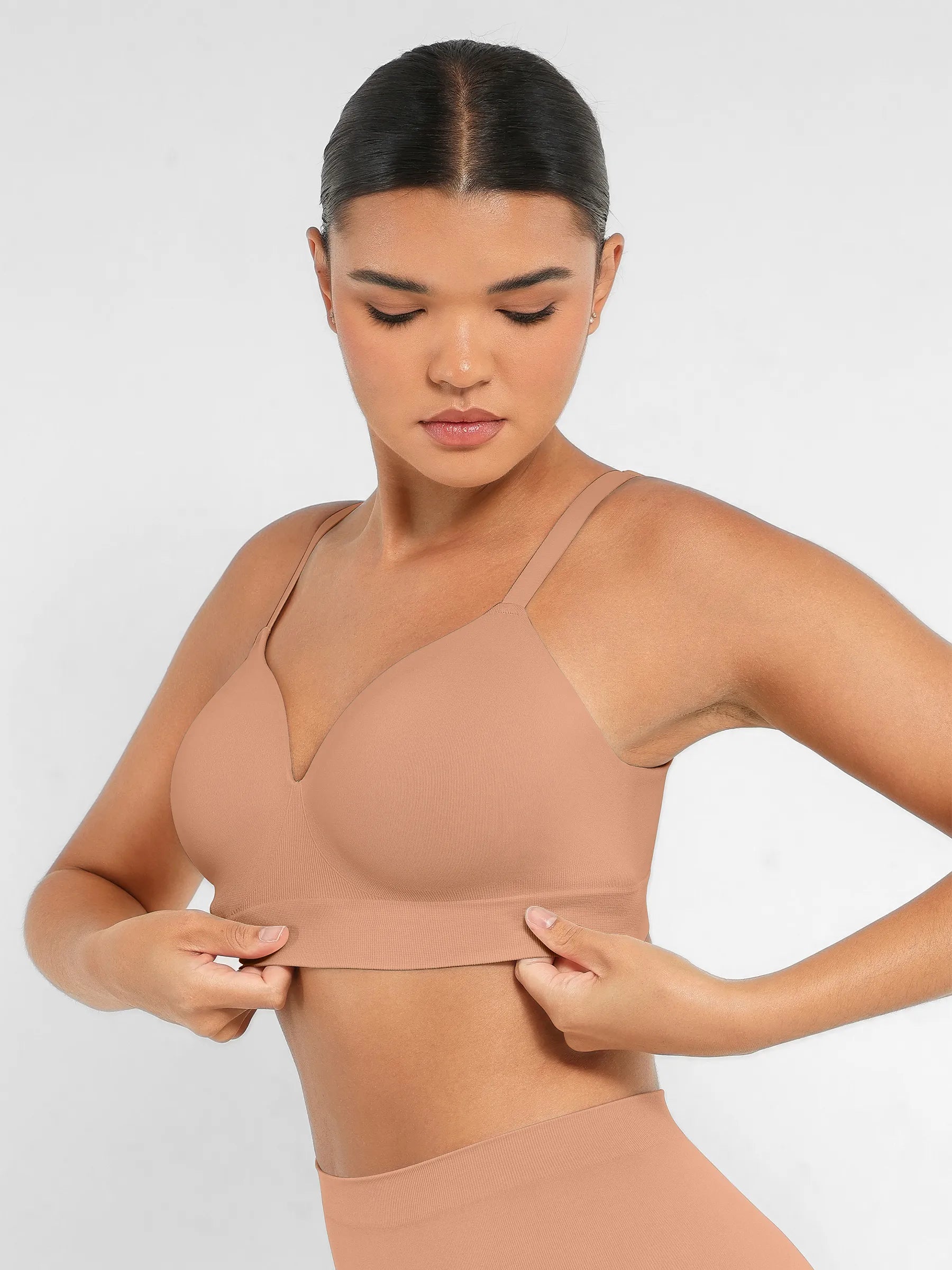 Wireless Push-Up Seamless Comfort Full Coverage Bra