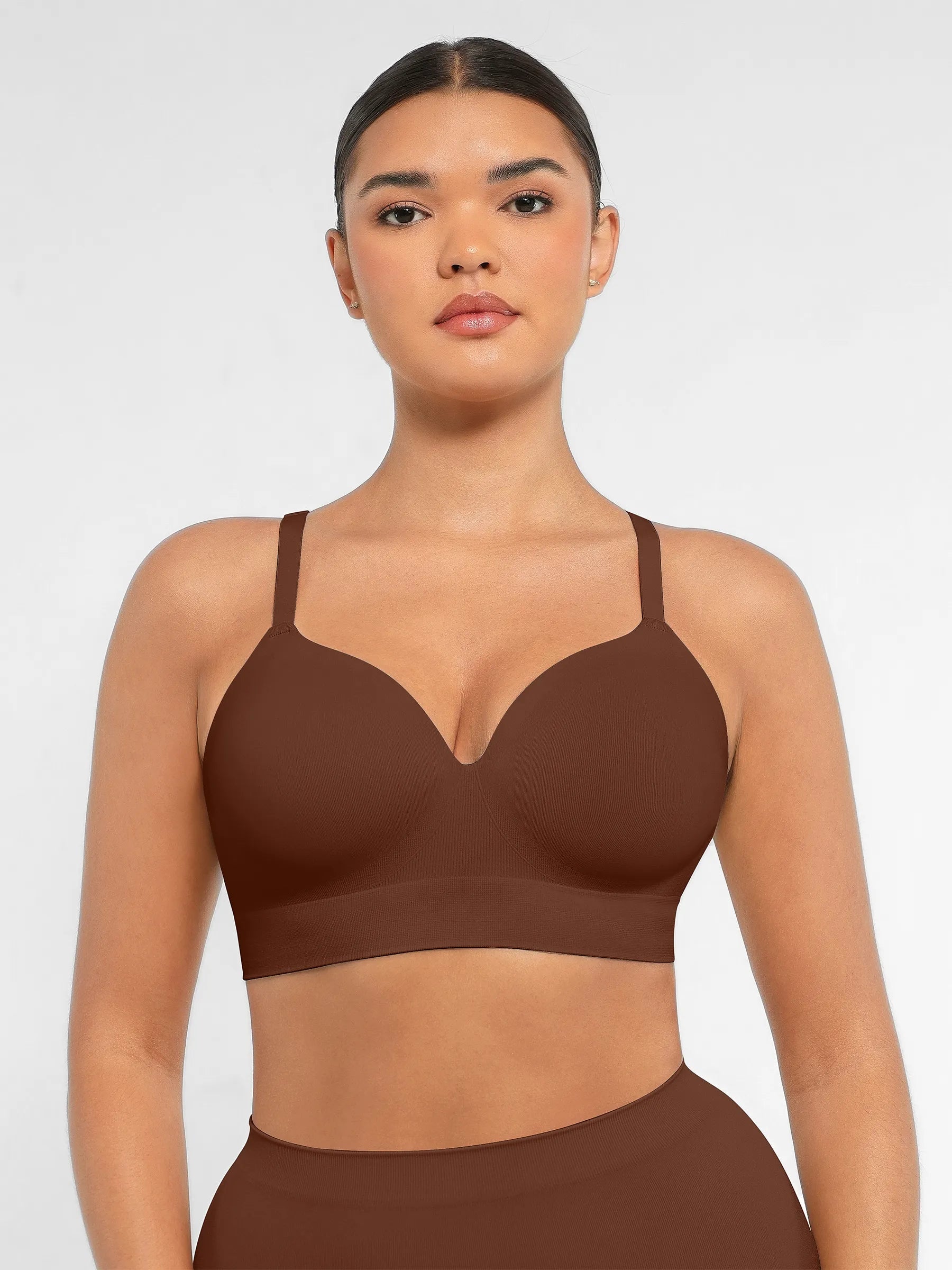 Wireless Push-Up Seamless Comfort Full Coverage Bra