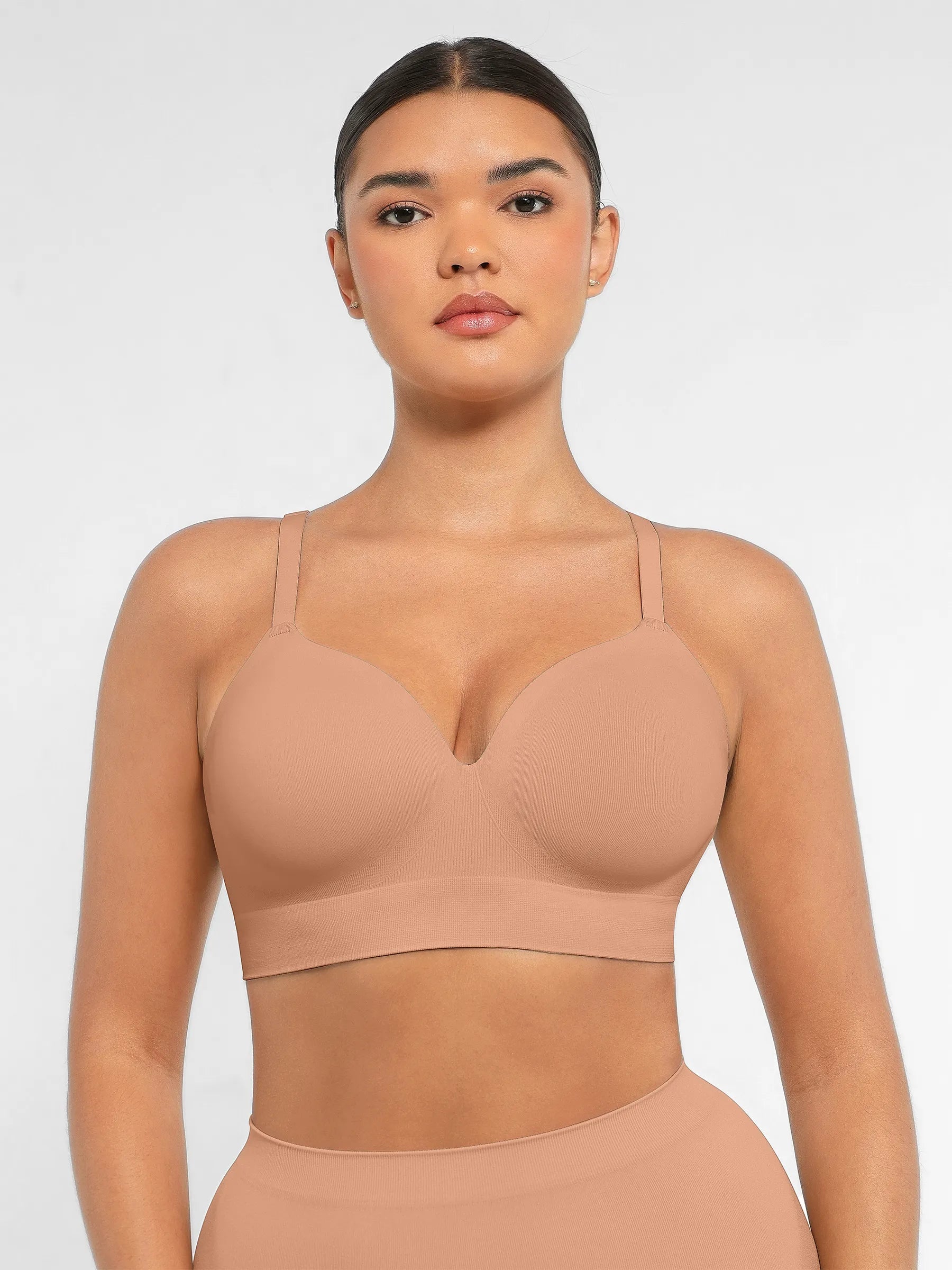 Wireless Push-Up Seamless Comfort Full Coverage Bra